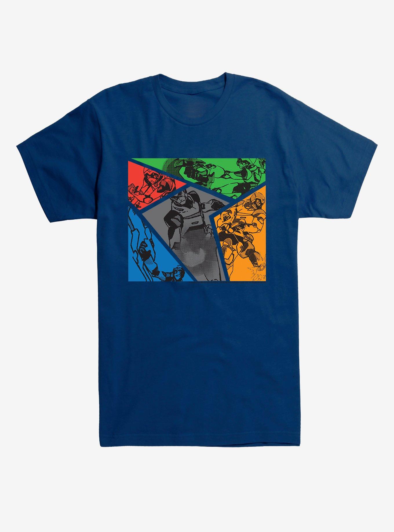 Voltron Group Contrast T-Shirt, NAVY, hi-res