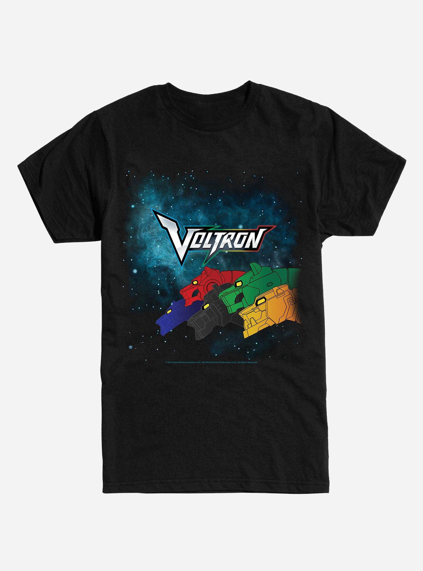 Voltron Lion Galaxy T-Shirt, BLACK, hi-res