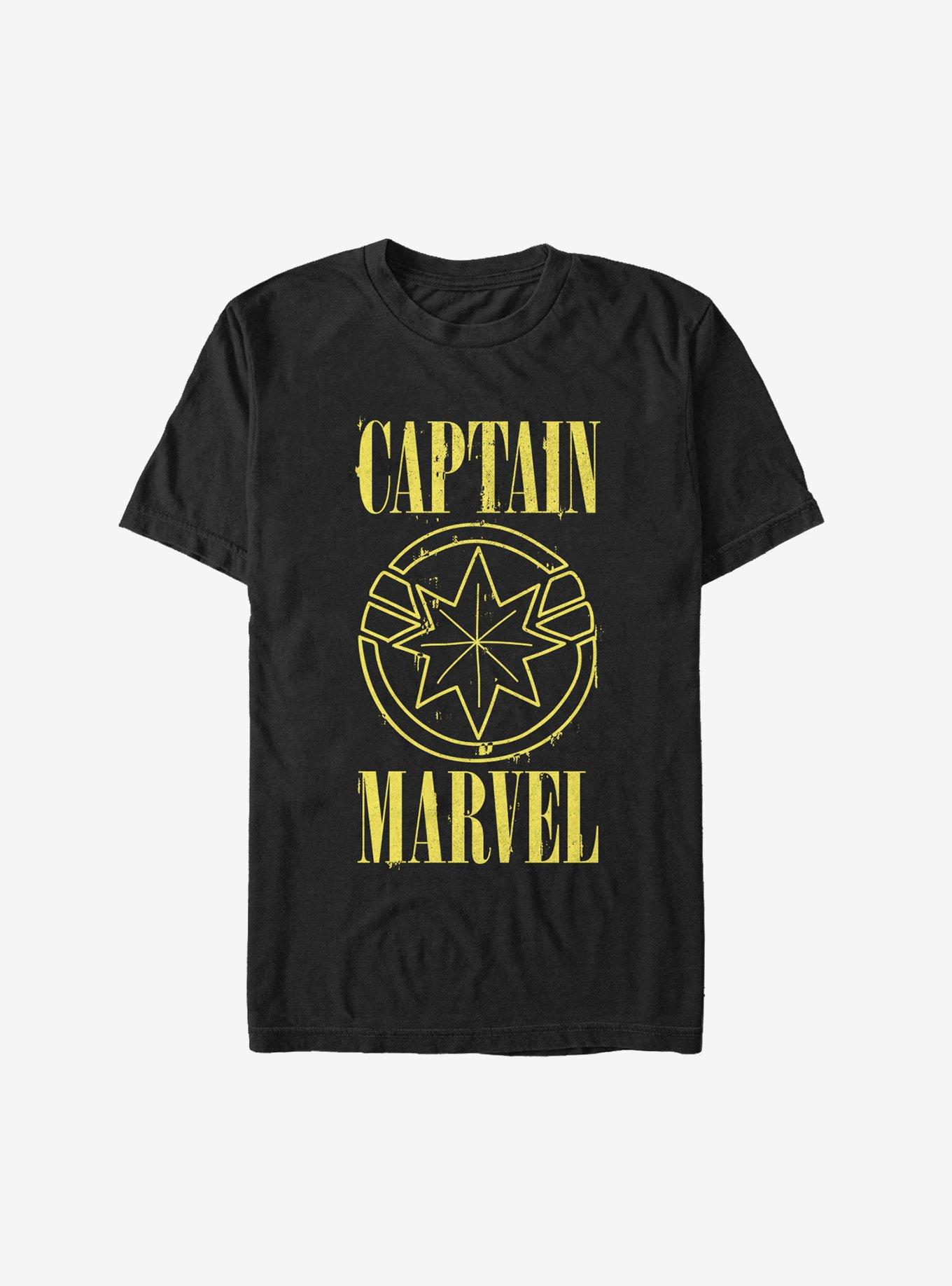 Marvel Captain Marvel Yellow Marvel T-Shirt