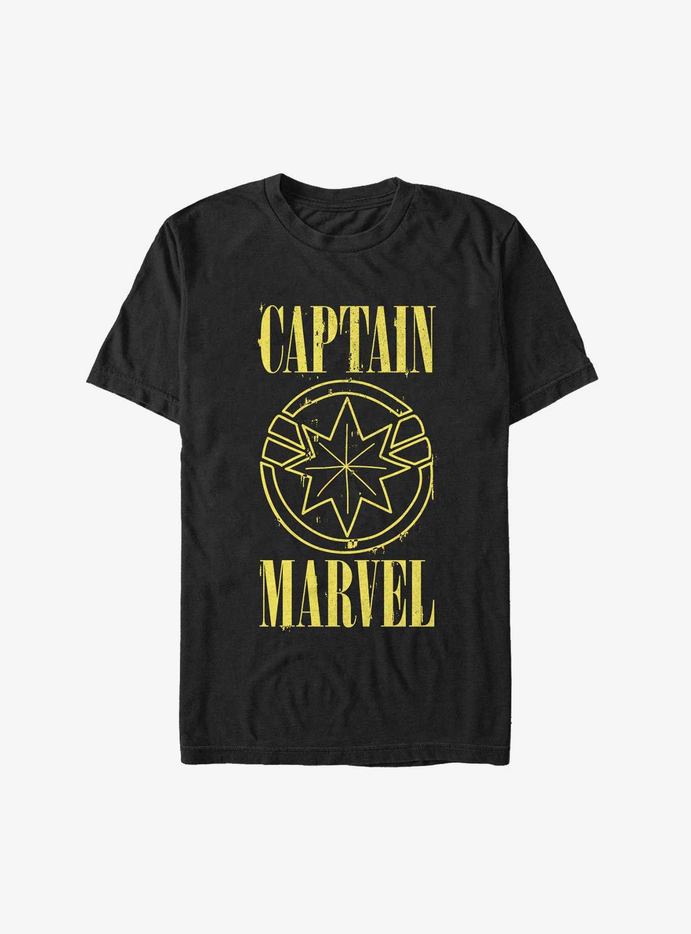 Marvel Captain Marvel Yellow Marvel T-Shirt, , hi-res