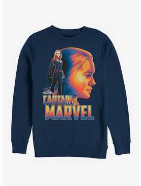 Marvel Captain Marvel Silhouette Sweatshirt, , hi-res