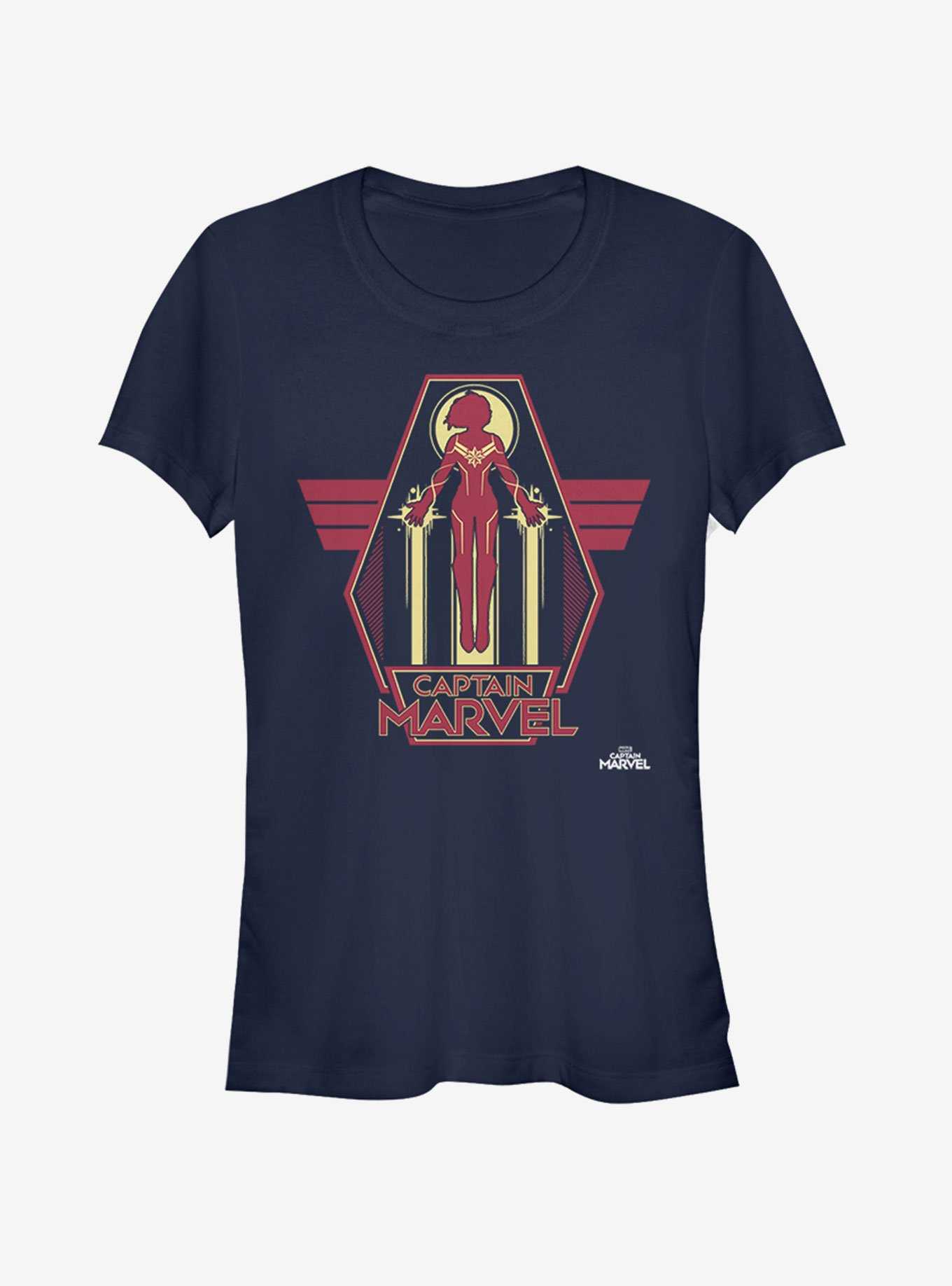 Marvel Captain Marvel Take Flight Girls T-Shirt, , hi-res