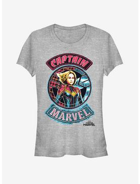 Marvel Captain Marvel Patches Girls T-Shirt, , hi-res