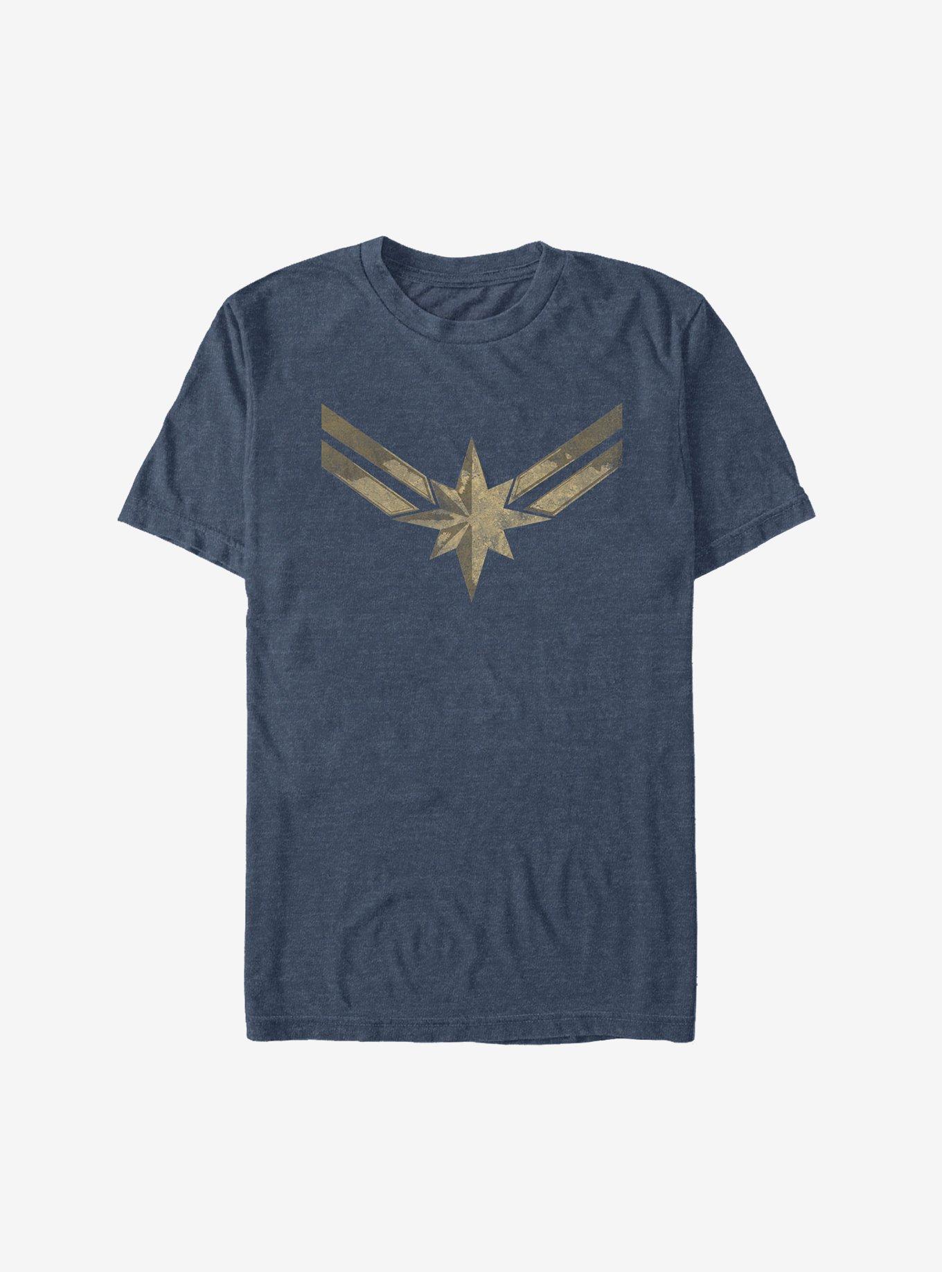 Marvel Captain Marvel Retro Costume Symbol T-Shirt