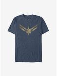 Marvel Captain Marvel Retro Costume Symbol T-Shirt, NAVY HTR, hi-res