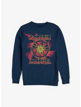 Marvel Captain Marvel Swirl Sweatshirt, , hi-res