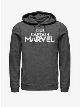 Marvel Captain Marvel Plain Logo Hoodie, , hi-res