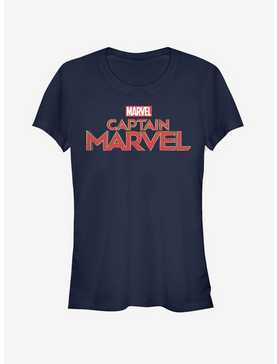 Marvel Captain Marvel Logo Girls T-Shirt, , hi-res