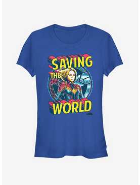 Marvel Captain Marvel Save Me Girls T-Shirt, , hi-res