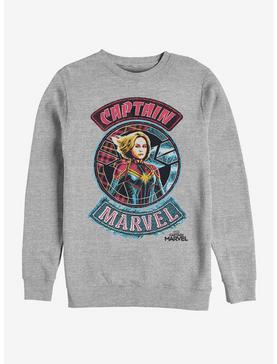 Marvel Captain Marvel Patches Sweatshirt, , hi-res