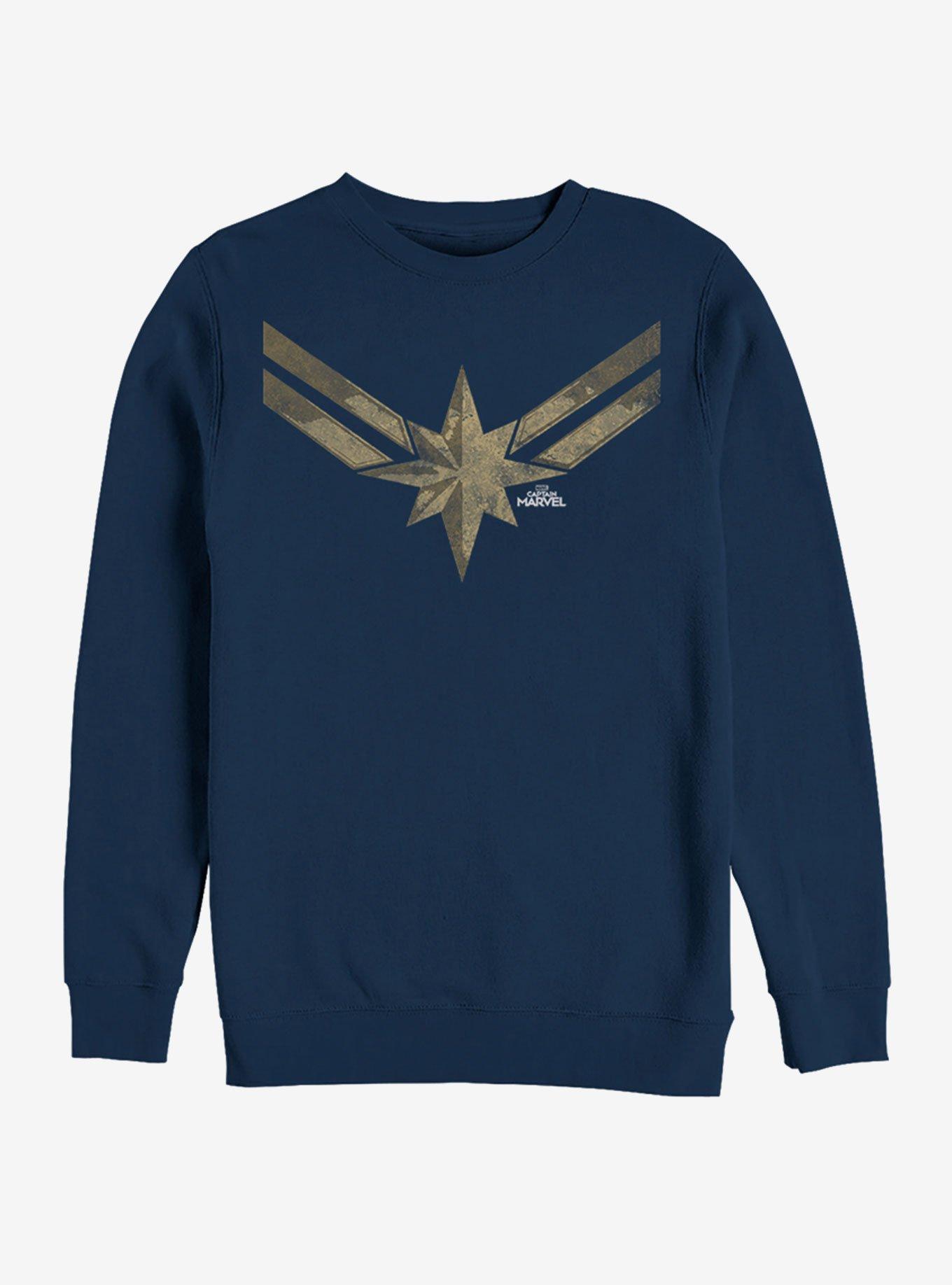 Marvel Captain Retro Costume Symbol Sweatshirt