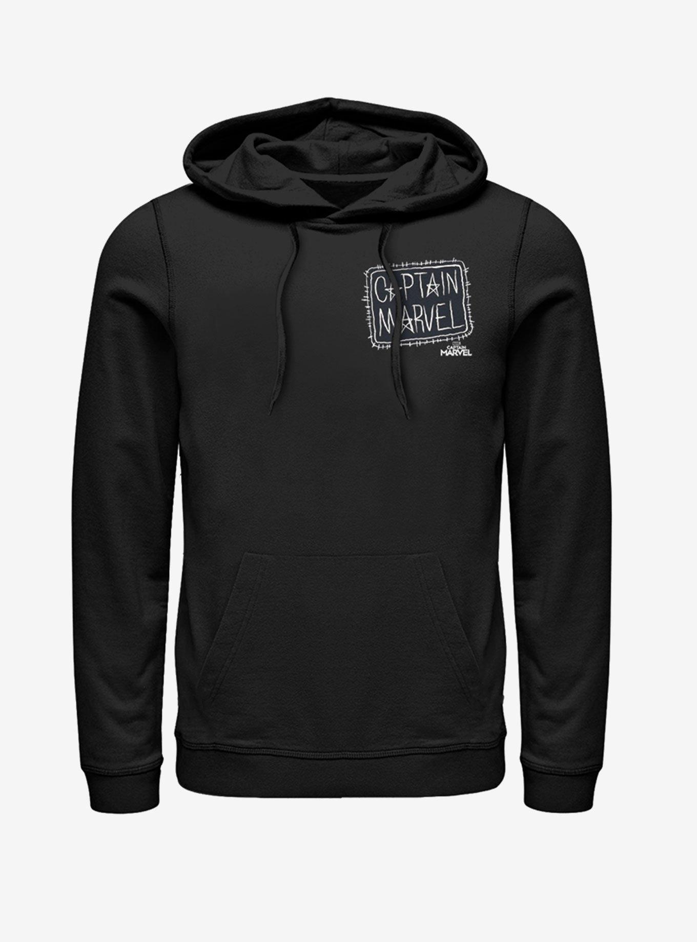 Marvel Captain Marvel Patch Hoodie, , hi-res