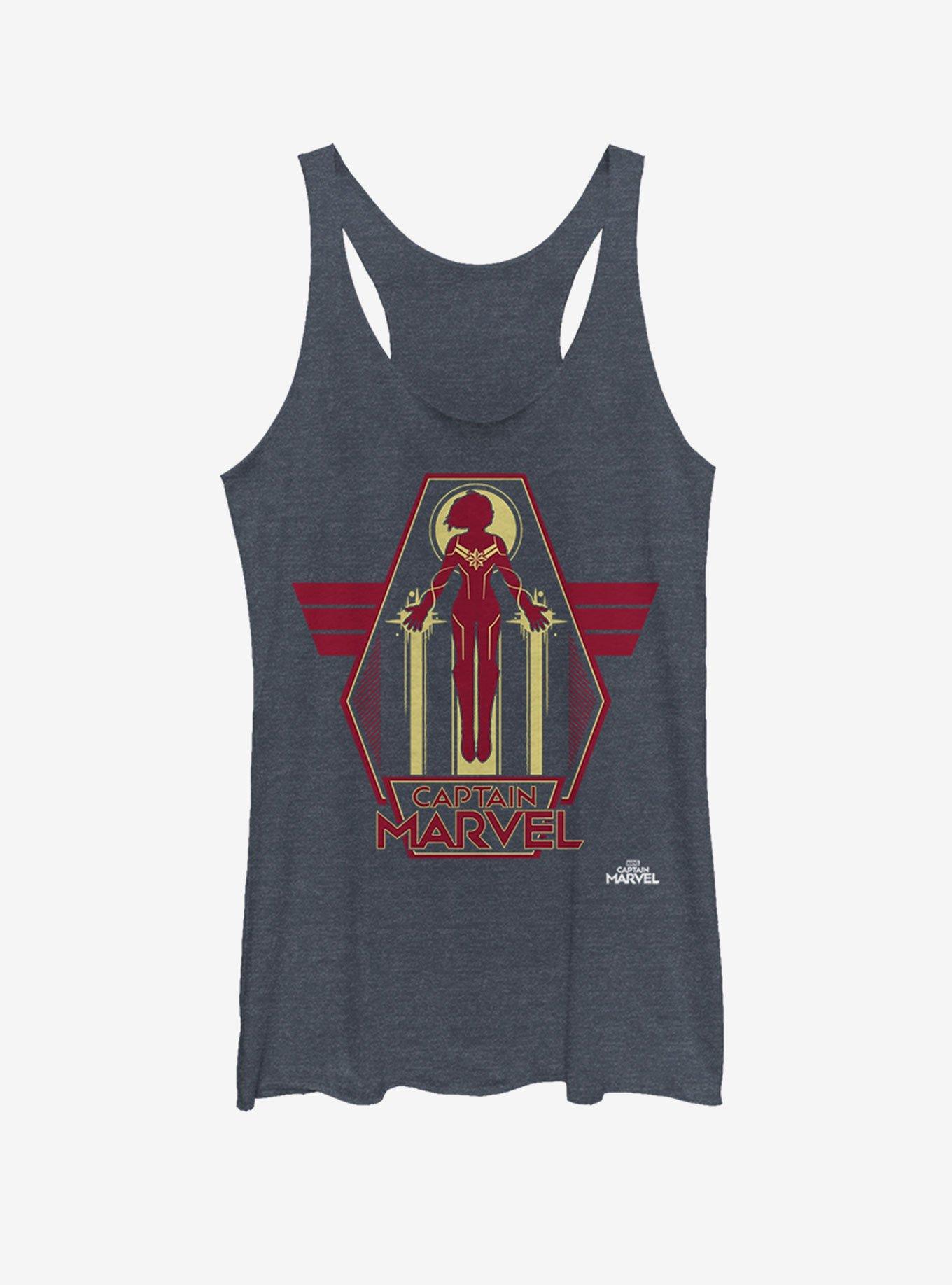 Marvel Captain Marvel Take Flight Girls Tank Top