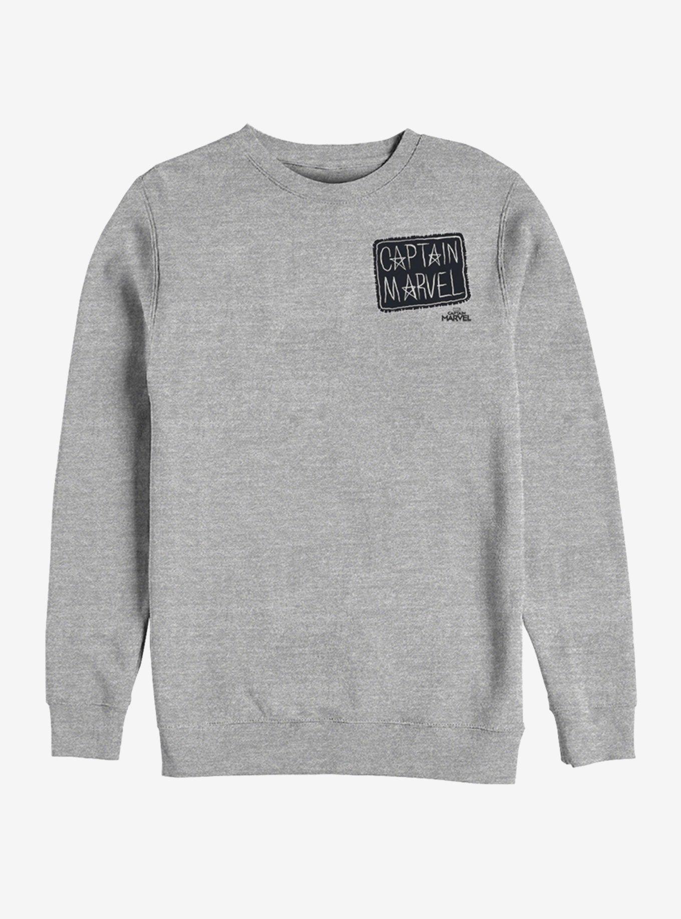 Marvel Captain Marvel Patch Sweatshirt, , hi-res