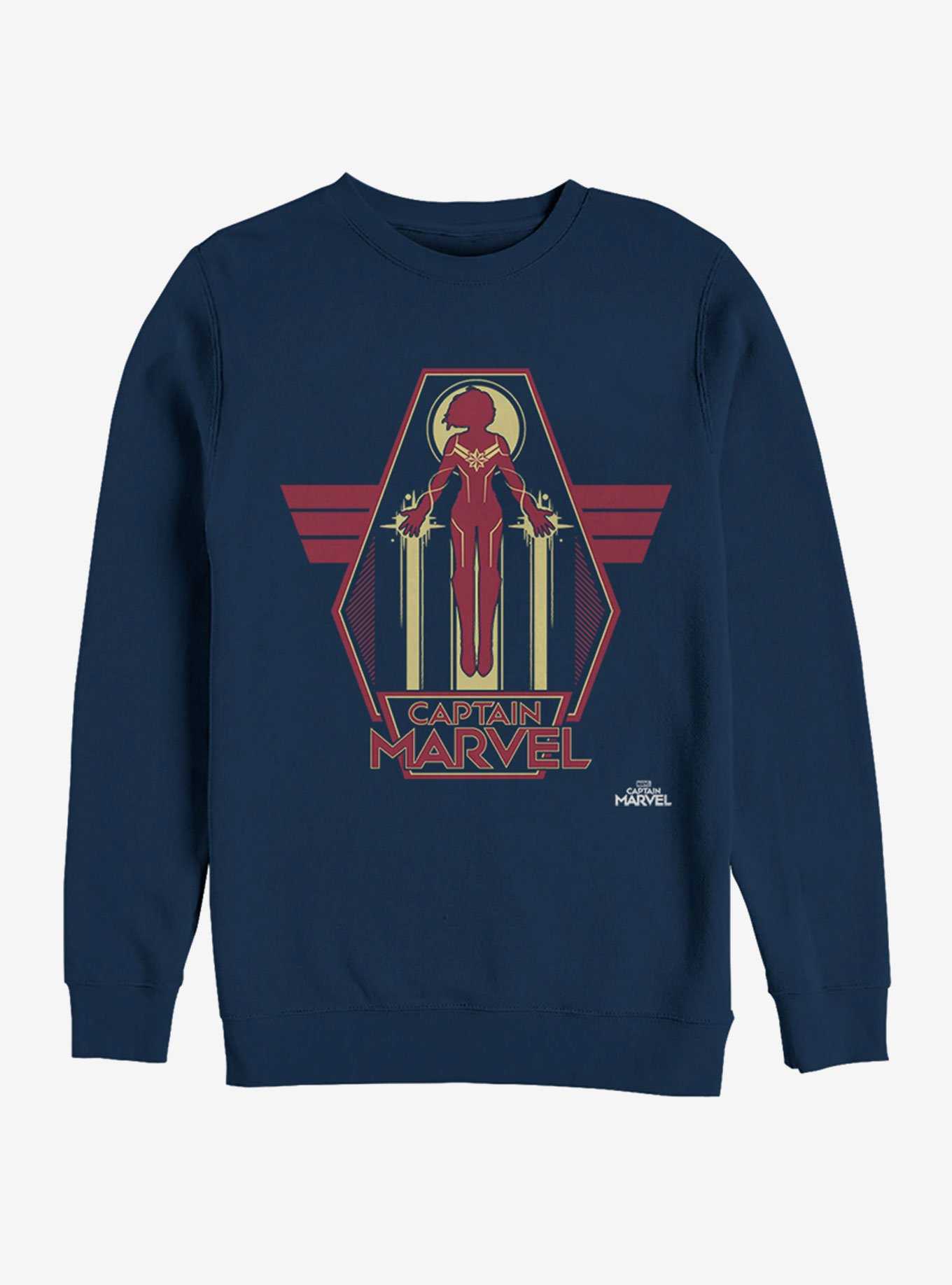 Marvel Captain Marvel Take Flight Sweatshirt, , hi-res