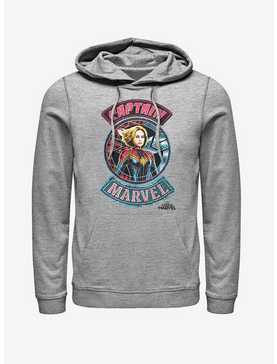 Marvel Captain Marvel Patches Hoodie, , hi-res