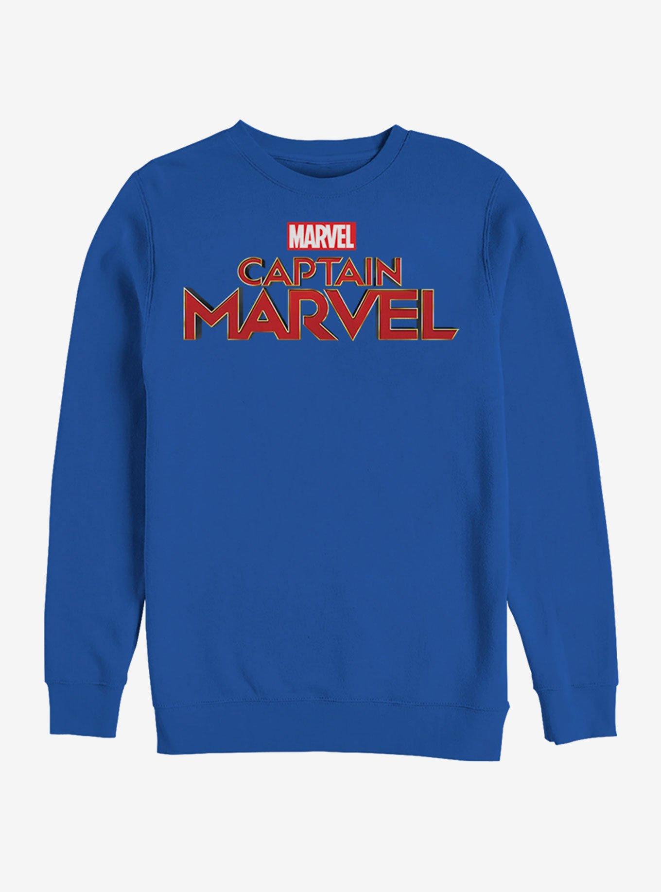 Marvel Captain Marvel Logo Sweatshirt, , hi-res