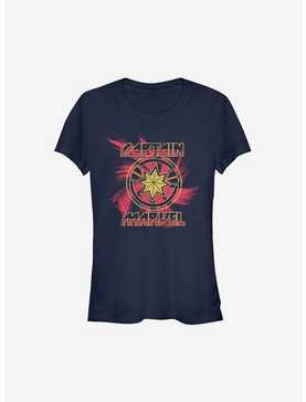 Marvel Captain Marvel Swirl Girls T-Shirt, , hi-res