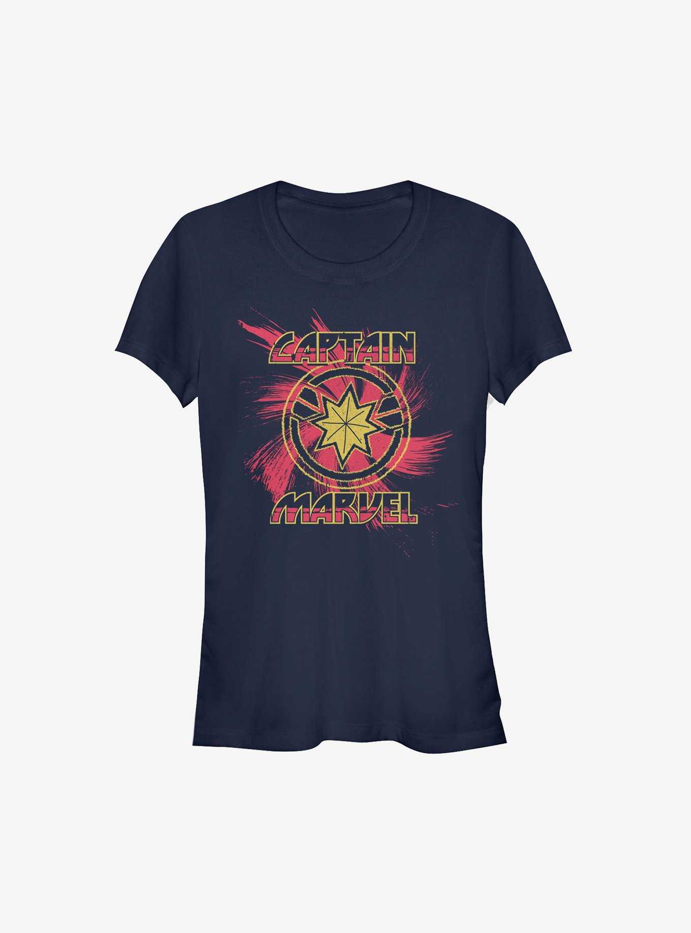 Marvel Captain Marvel Swirl Girls T-Shirt, , hi-res