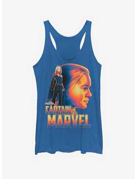 Marvel Captain Marvel Silhouette Girls Tank Top, , hi-res