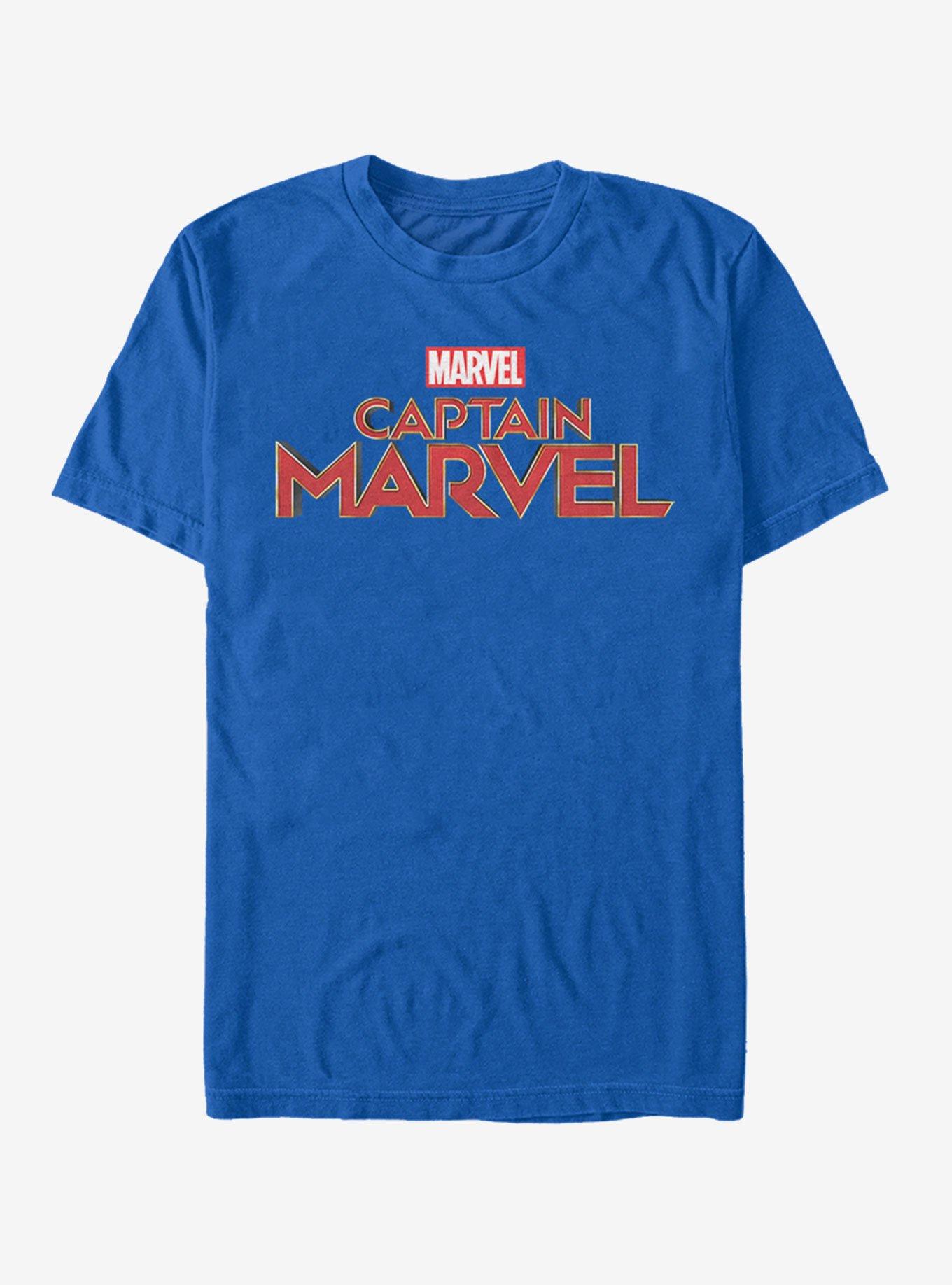 Marvel Captain Marvel Logo T-Shirt, , hi-res