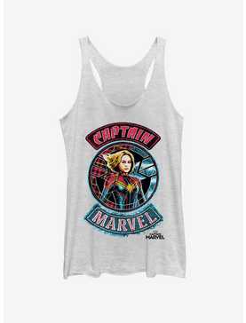 Marvel Captain Marvel Patches Womens Tank, , hi-res