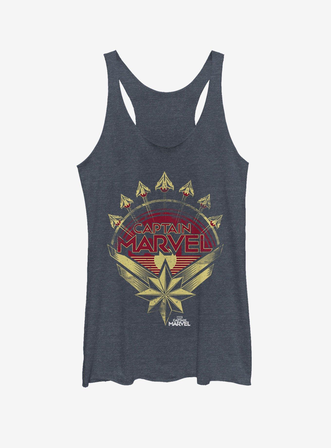 Marvel Captain Marvel Plane Model Womens Tank, , hi-res