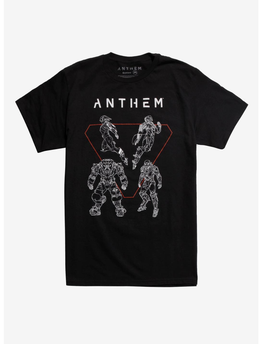 Anthem Javelin Team T-Shirt, WHITE, hi-res