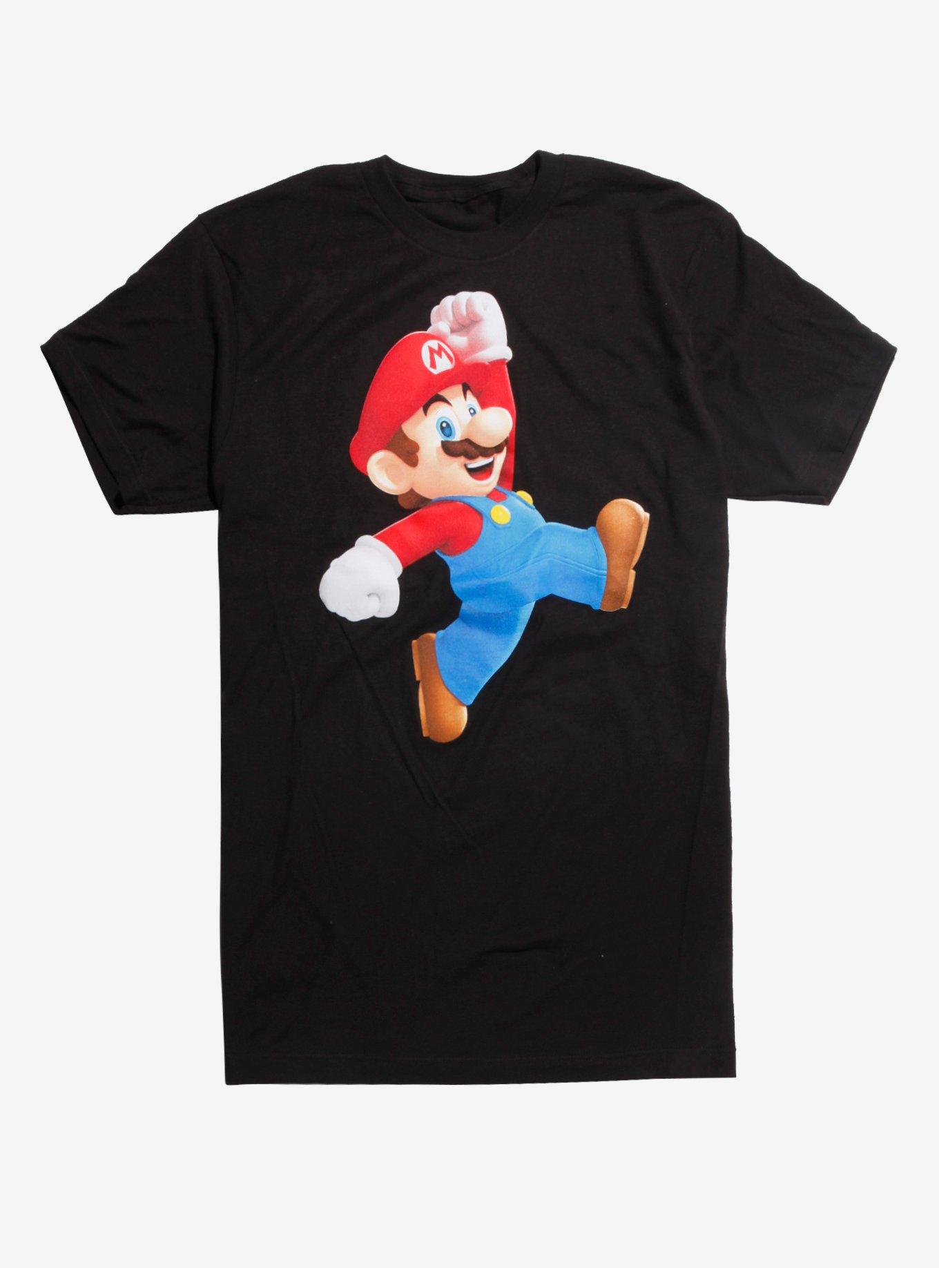 New Super Mario Bros. U Mario T-Shirt Hot Topic Exclusive, MULTI, hi-res