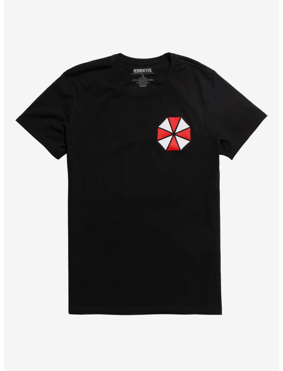 Resident Evil 2 Umbrella Corporation T-Shirt, RED, hi-res