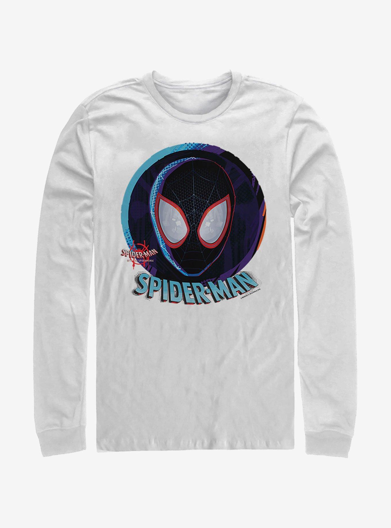 Marvel Spider-Man Central Spider Long-Sleeve T-Shirt, WHITE, hi-res