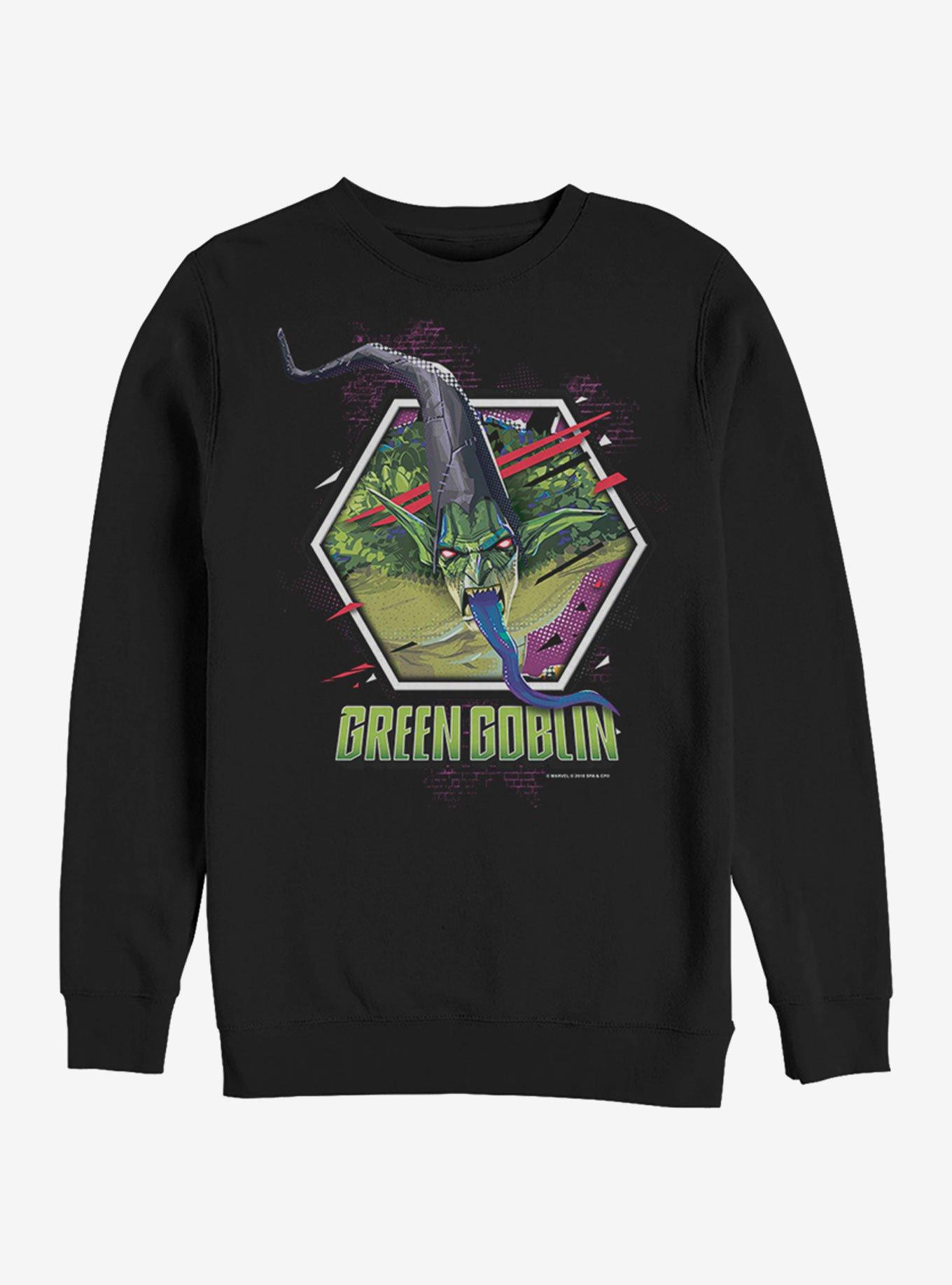 Marvel Spider-Man Goblin Rage Sweatshirt, BLACK, hi-res