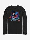 Marvel Spider-Man Cracked Spider Long-Sleeve T-Shirt, BLACK, hi-res