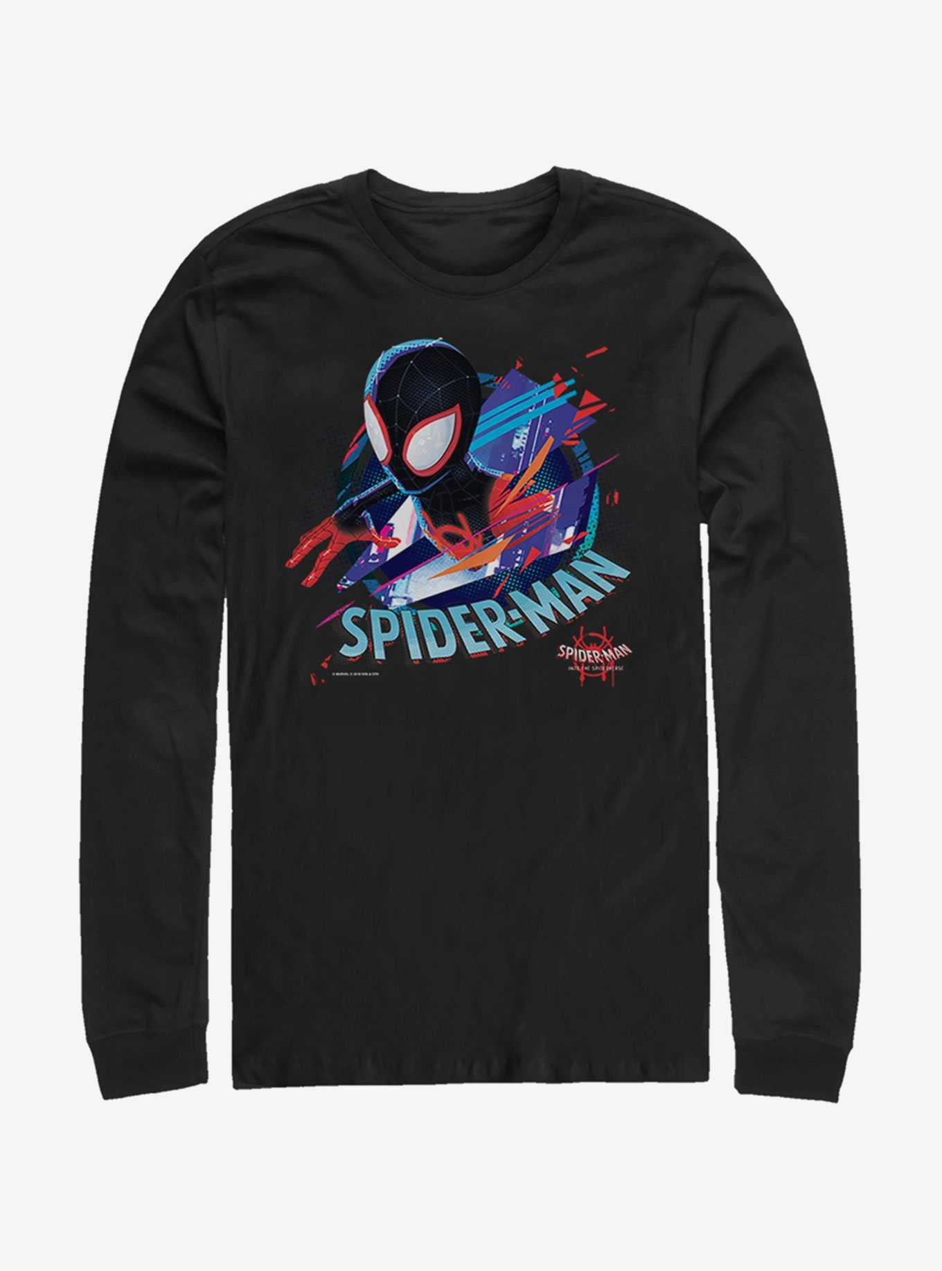 Marvel Spider-Man Cracked Spider Long-Sleeve T-Shirt, , hi-res
