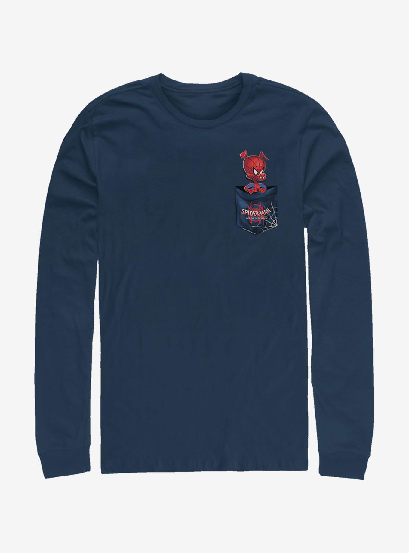 Marvel Spider-Man Spider-Ham Long-Sleeve T-Shirt, NAVY, hi-res