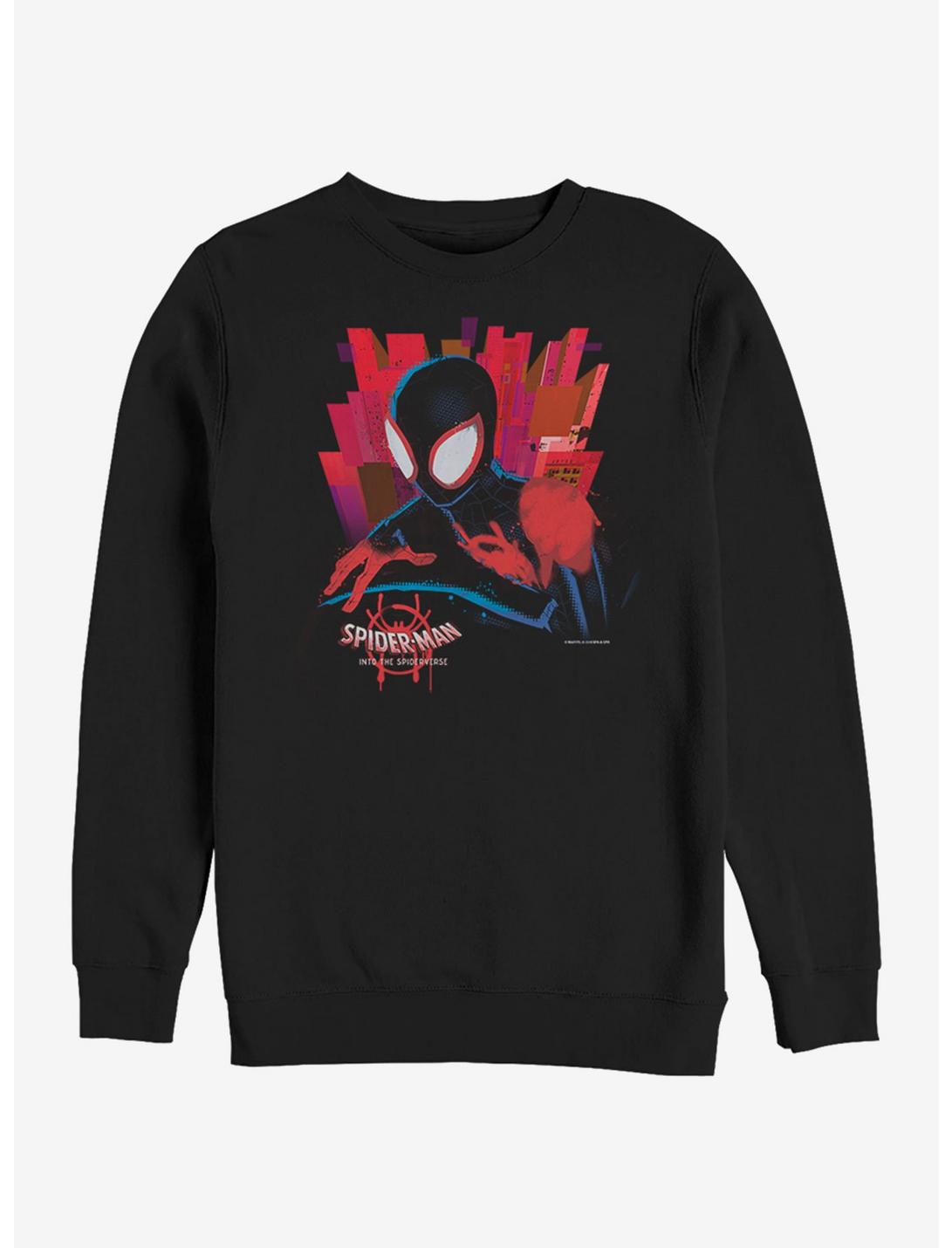 Marvel Spider-Man Black Spider Sweatshirt, BLACK, hi-res