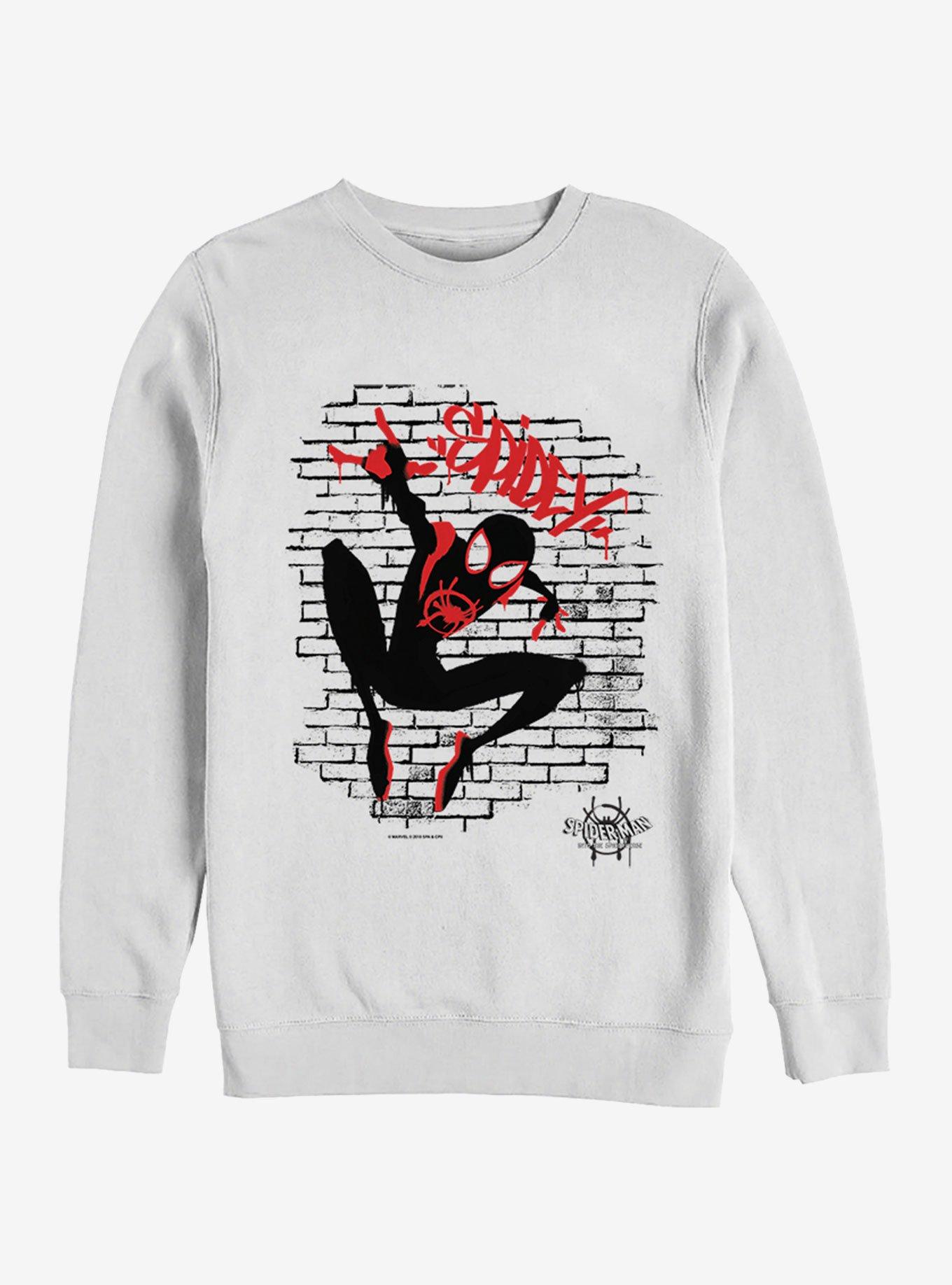 Marvel Spider-Man Tag Spidey Sweatshirt, WHITE, hi-res