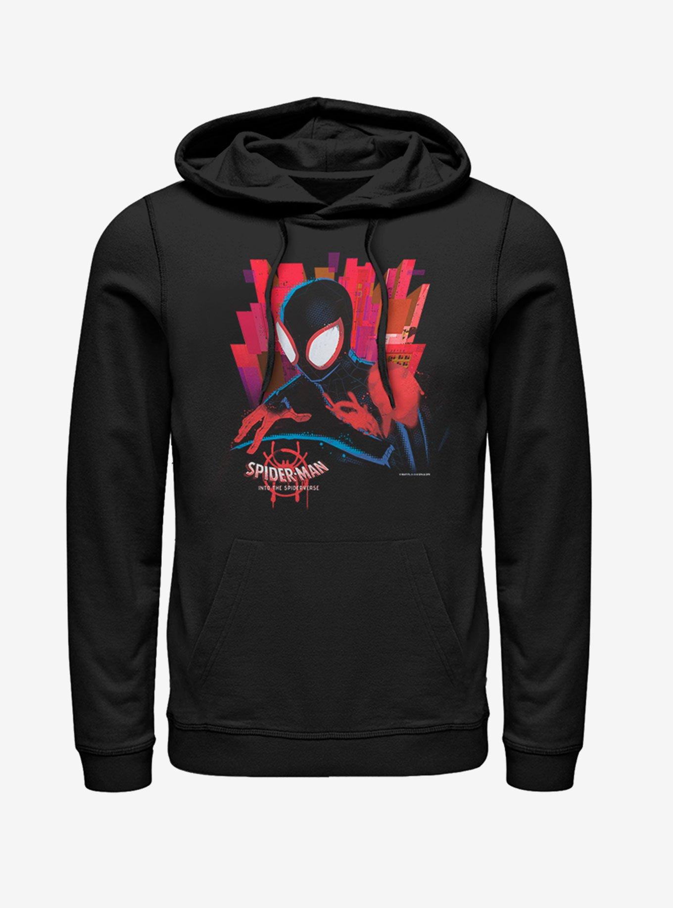 Marvel Spider-Man Black Spider Hoodie, BLACK, hi-res