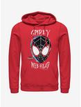 Marvel Spider-Man Web Head Hoodie, RED, hi-res
