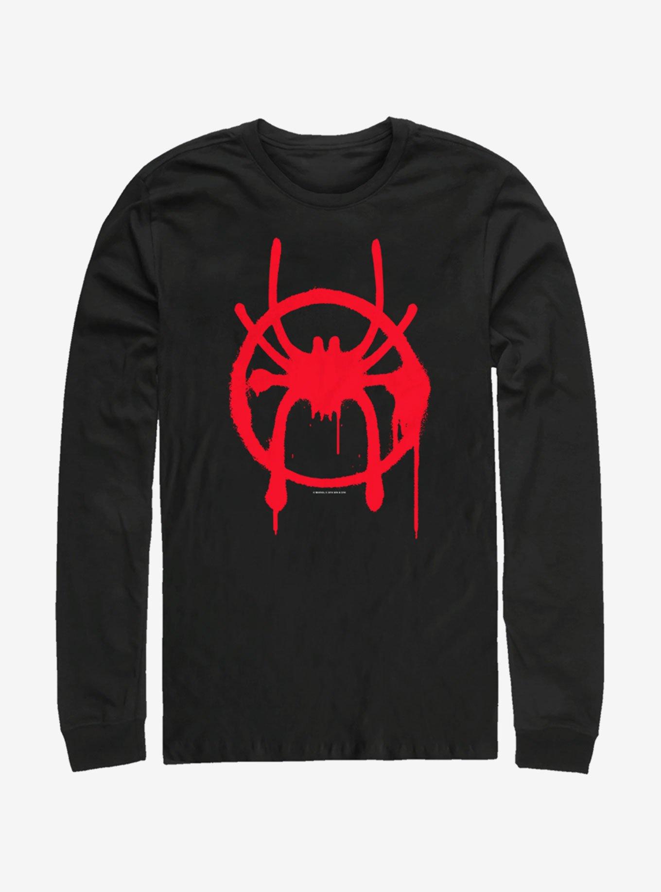 Marvel Spider-Man Miles Symbol Long-Sleeve T-Shirt, , hi-res