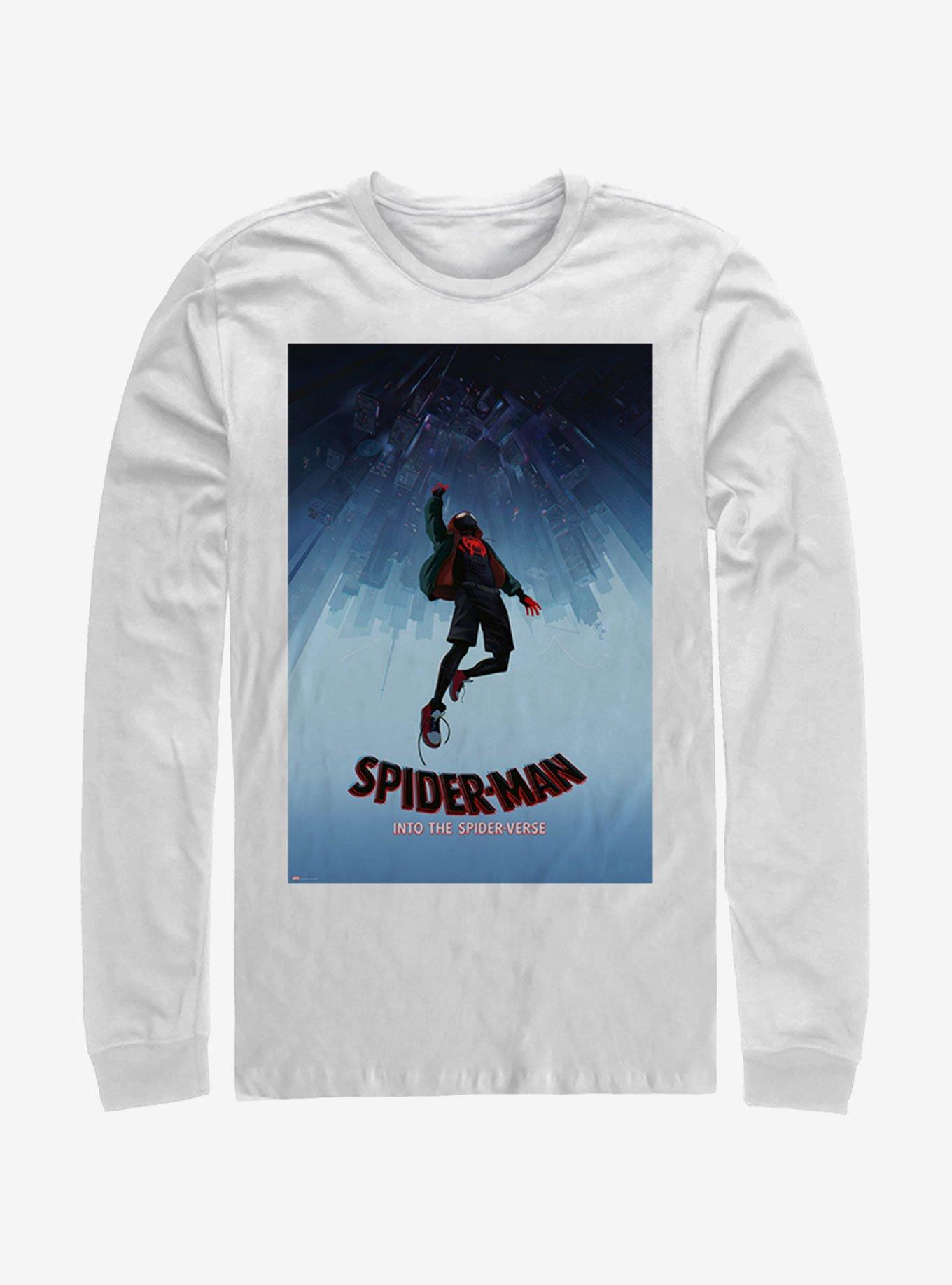 Marvel Spider-Man Spider-Verse Long-Sleeve T-Shirt, WHITE, hi-res
