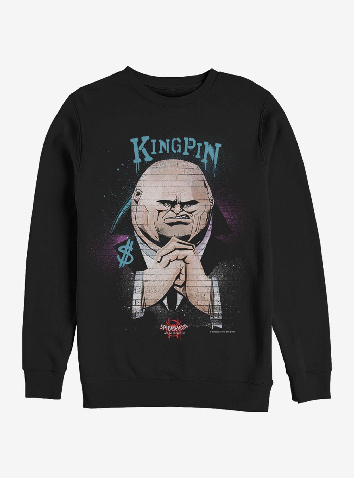 Marvel Spider-Man Brick Wall Sweatshirt, BLACK, hi-res