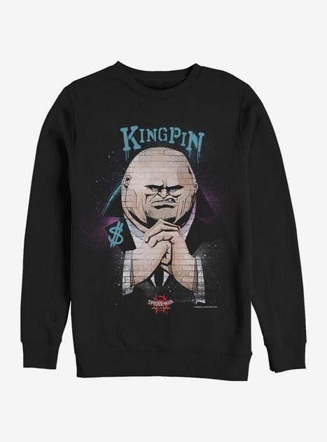 Marvel Spider-Man Brick Wall Sweatshirt - BLACK | Hot Topic