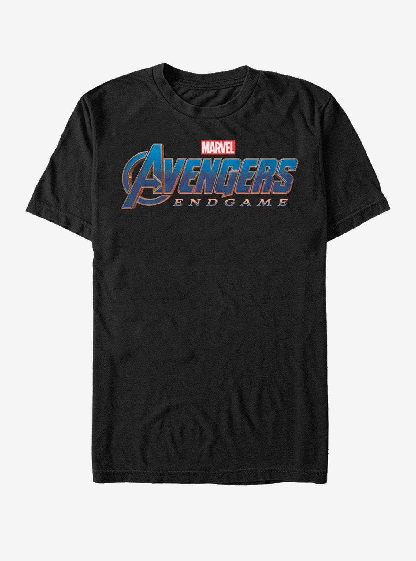 Marvel Avengers: Endgame Logo T-Shirt, BLACK, hi-res