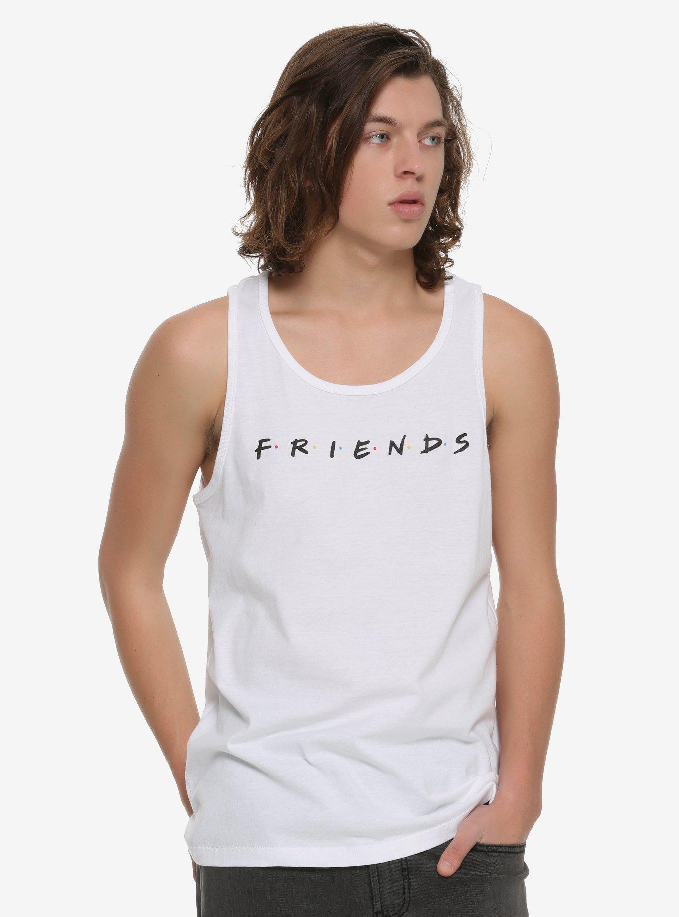 Friends Logo Tank Top, BLACK, hi-res