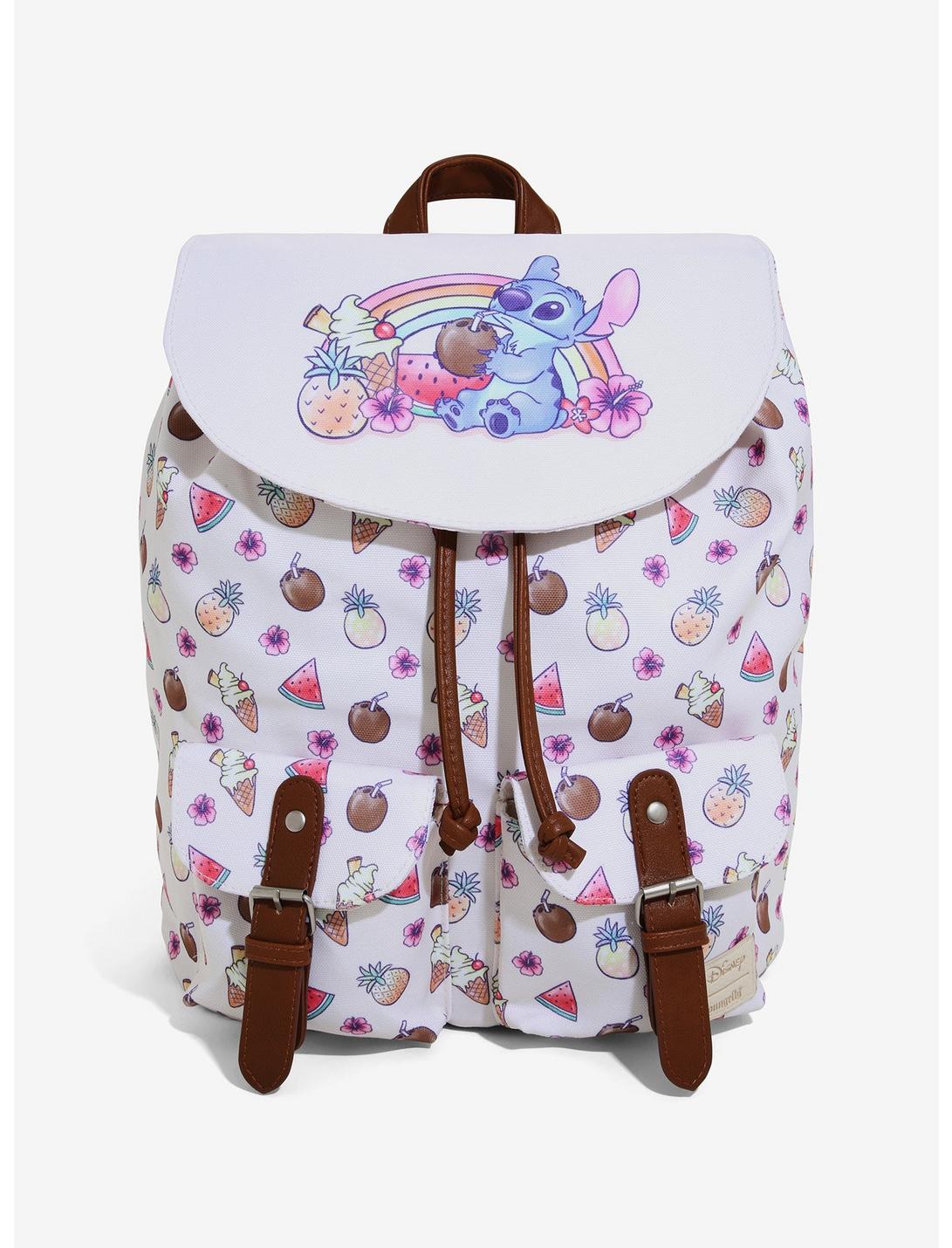 Loungefly Disney Lilo & Stitch Tropical Treats Drawstring Backpack, , hi-res