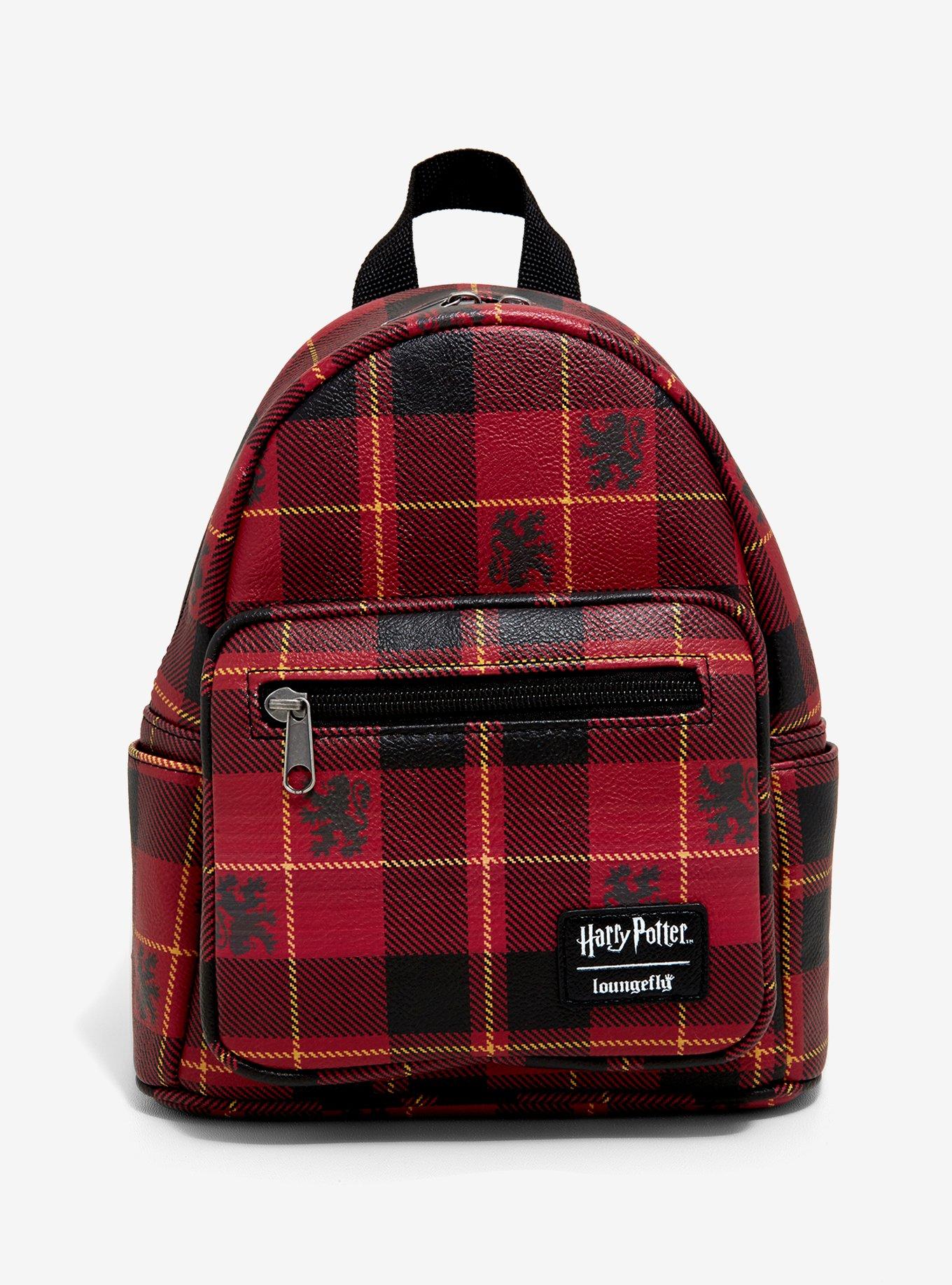 Boxlunch Loungefly Harry Potter Gryffindor Plaid Crossbody Bag