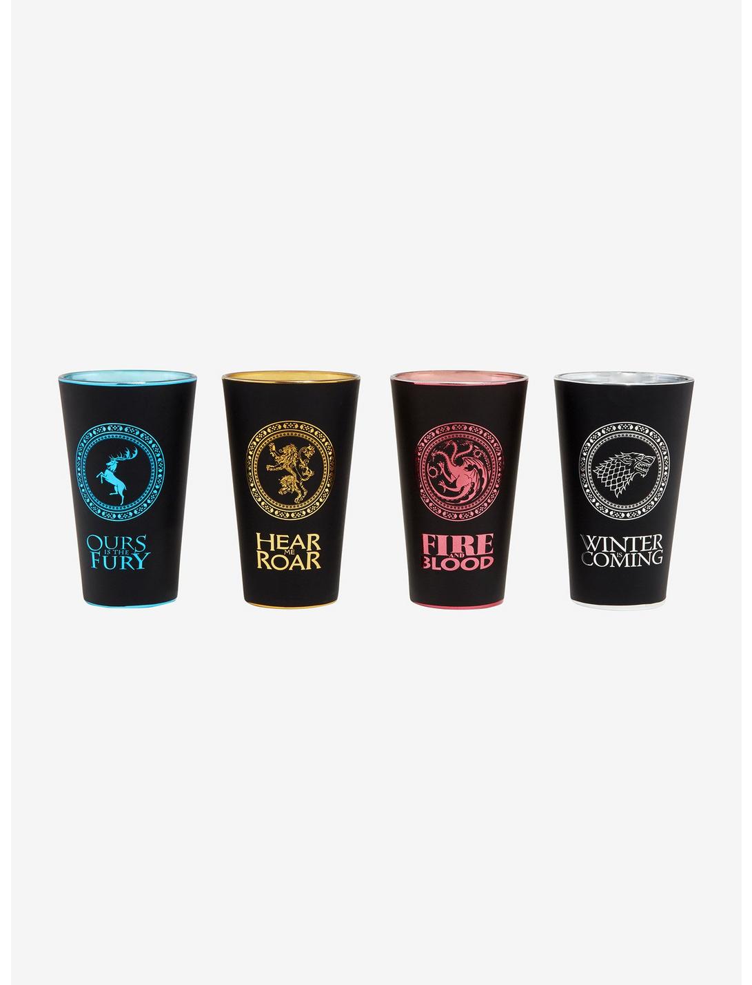 Game Of Thrones Houses Pint Glass Set, , hi-res