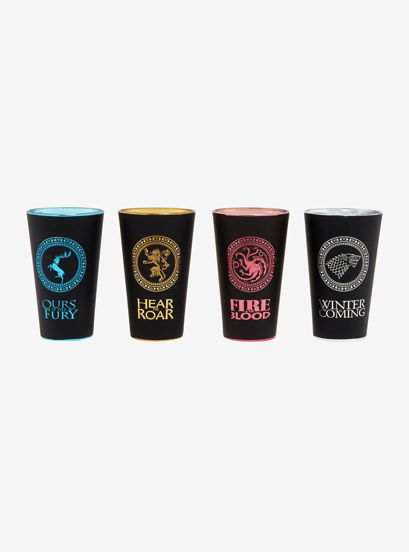 Game Of Thrones Houses Pint Glass Set, , hi-res