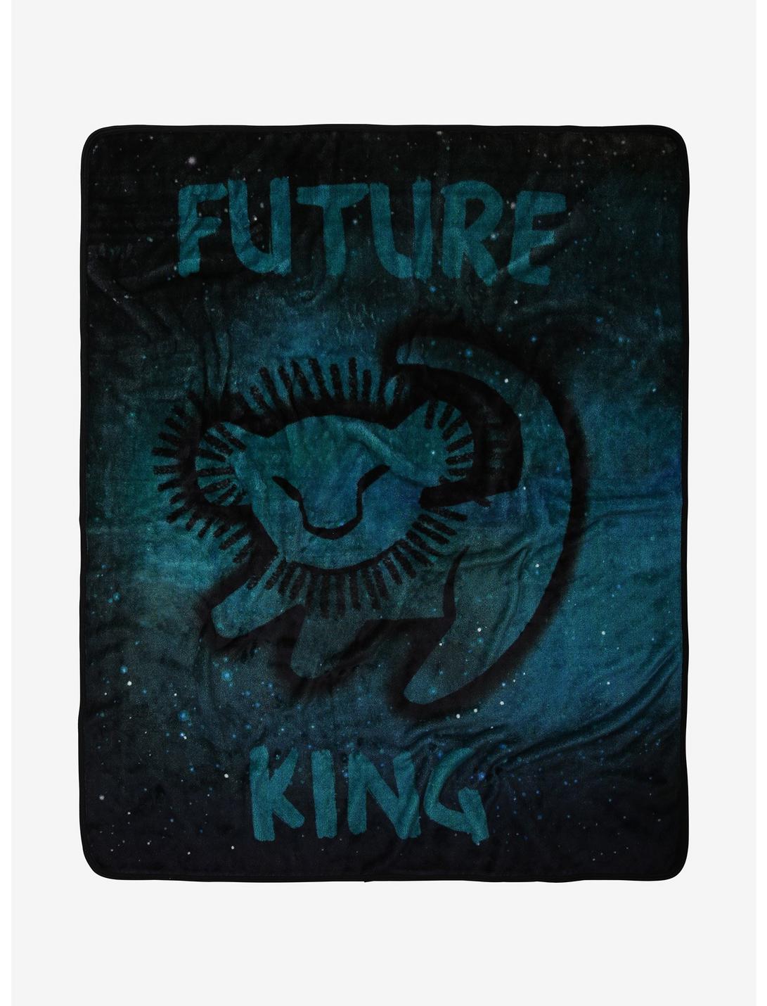 Disney The Lion King Future King Teal Plush Throw Blanket, , hi-res